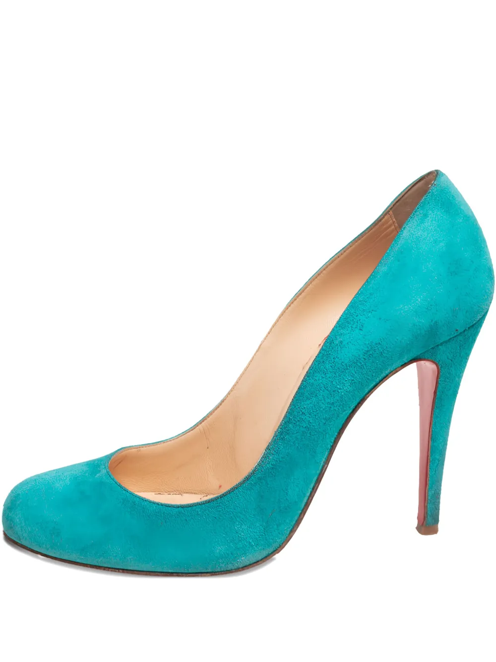 Christian Louboutin Pre-Owned 100mm suede pumps - Blu