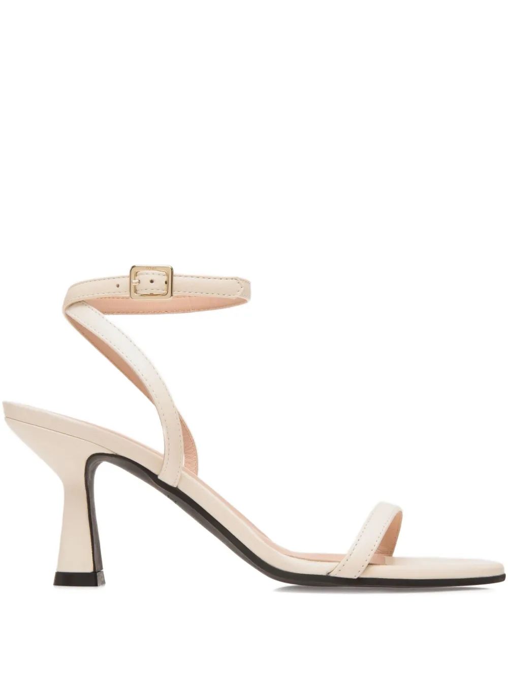 Bally ankle-wrap leather sandals - Bianco