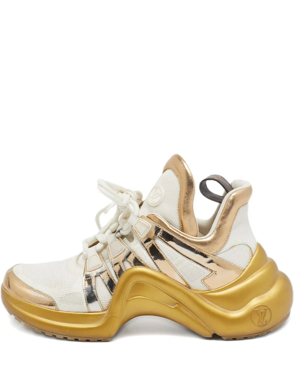 Louis Vuitton Pre-Owned 2018 Arclight wave-sole sneakers - Bianco