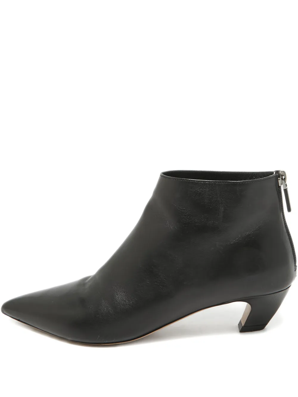 Christian Dior Pre-Owned Pointed Toe Leather Boots - Nero