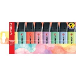 Evidenziatori Stabilo Boss Original Pastel 8 colori assortiti 70/8