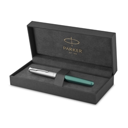 Penna stilografica Parker Sonnet Parker punta F inchiostro nero Green