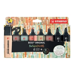 Evidenziatori Stabilo Boss Nature Colors