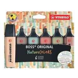 Evidenziatore Stabilo Boss Nature Colors