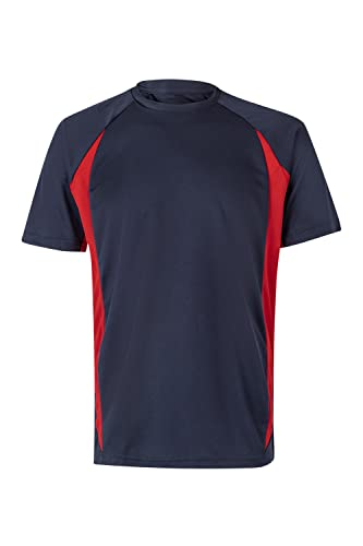 Velilla 105501 Camiseta Técnica Bicolor M/C Color Marino Rojo Talla L