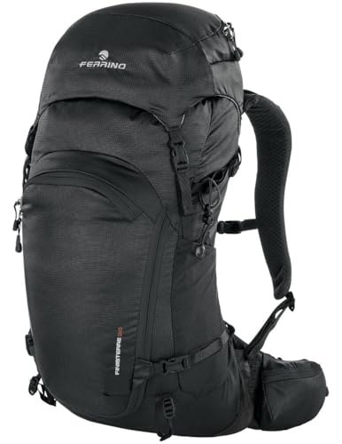 Ferino Finisterre 30 75746Qcc Colore Nero Zaino 30L Comodo, Ergonomico E Capiente Ideale Per Trekking, Escursioni E Viaggi. 30