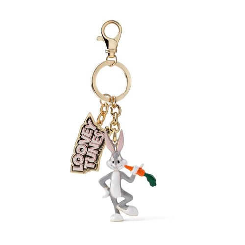 Braccialini Keyring Looney Tunes Portachiavi Creato Per La Linea “Looney Tunes” Con Accessorio Metallico Smaltato “Bugs Bunny” E Tag Metallico “Looney