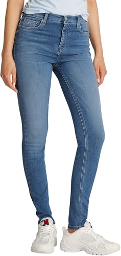 Tommy Jeans Donna Jeans Nora Skinny Vita Alta, Blu (Denim Medium), 30W/25L