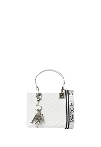 Marc Ellis Handbag Milk/Satin Silver Beige T.U.