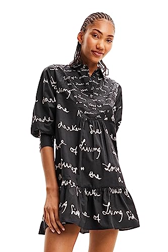 Desigual Vest_Salton Nan, Nero, Xxl Donna