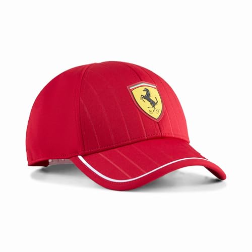 Puma Cappellino Per Bambini Della Squadra Scuderia Ferrari F1 2025 - Rosso - Taglia Unica