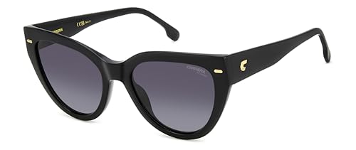 Carrera 3017/S Occhiali, 807/Wj Black, 55 Donna