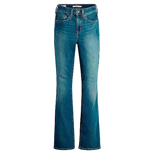Levi'S 725 High Rise Bootcut Med Indigo-Worn In, Lapis Speed, 24W X 32L Donna