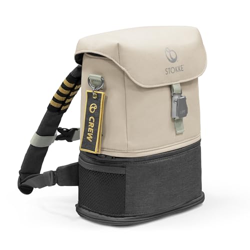 Stokke Jetkids Backpack, Moonglow White - Design Espandibile Per Bambini Dai 2-7 Anni - Tessuto Idrorepellente E Facile Da Pulire - Include Cuscino Es