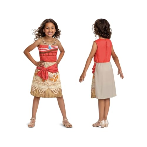 Jakks Pacific, Vestito Da Bambina Disney Moana 2, Alla Moda, Per Giocare A Fingere, Con Licenza Ufficiale Disney, Ottimo Compleanno Per Ragazze, Tagli