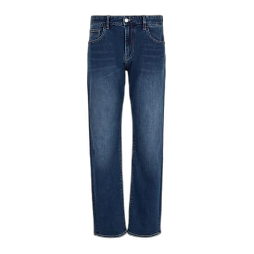 Armani Exchange J13 Slim Fit Comfort Cotton Denim Pants, Jeans Uomo, Indigo Denim,