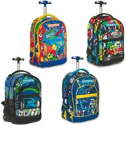 Zaino Scuola Con Trolley Mitama Run Boy Mix