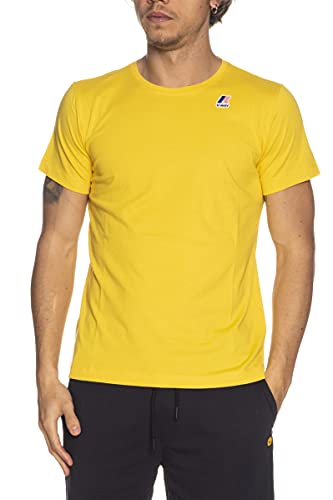 K-Way Edouard, Maglietta A Maniche Corte Uomo, Giallo (Yellow Dk T05), Xl