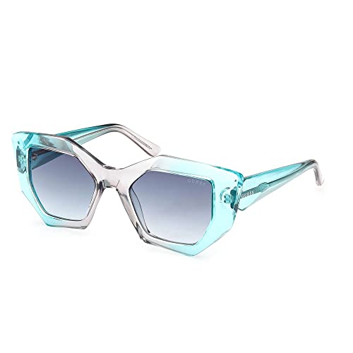 Guess Gu7897 Occhiali, Turchese/Altro, 50/20/140 Donna
