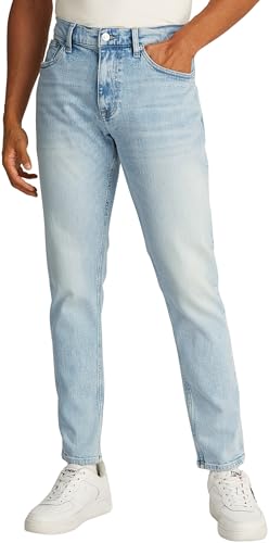 Tommy Jeans Uomo Jeans Austin Slim Tapered Fit, Blu (Denim Ultra Light), 32W / 31L