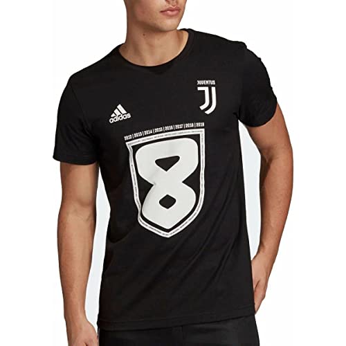 T-Shirt Celebrativa Juve 8 Scudetti Nero M