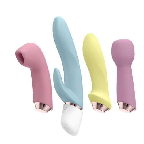Set Di Vibratori Satisfyer Marvelous Four | 4 Pezzi Di Sex Toys Per Donne Inclusi Quattro Satisfyer | Best Of Dei Sex Toys | Set Di Vibratori Erotici