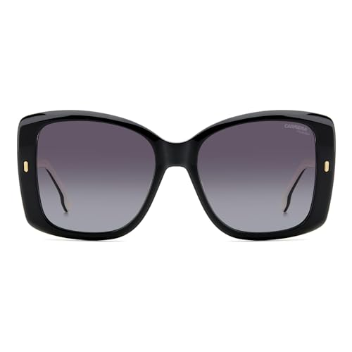 Carrera 3030/S Occhiali, 80S/Wj Black White, 56 Donna
