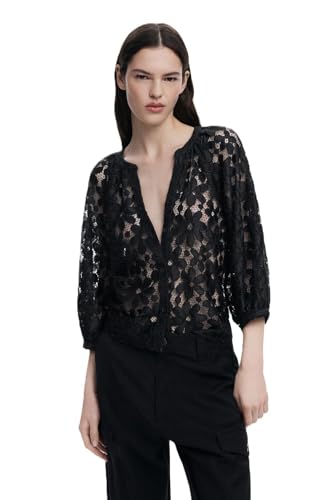 Desigual Blus_Musas, 2000 Black, S