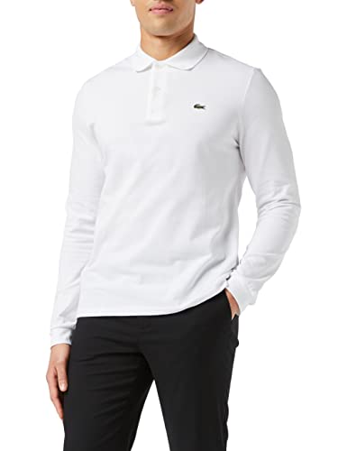 Lacoste L1312, Polo, Uomo, Bianco, 4Xl