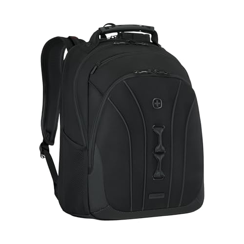 Wenger Legacy Black Series Zaino Porta Pc Con Tasca Per Tablet, Notebook 16”, 24 L, Uomo Donna, Ufficio Università Scuola Viaggi, Nero, 653629