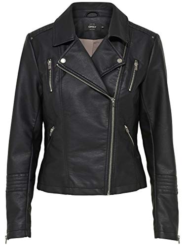 Only Faux Leather Jacket Onlgemma Faux Leather Jacket Black 40 Black 1 40