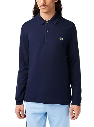 Lacoste L1312, Polo, Uomo, Blu (Marine), 4Xl