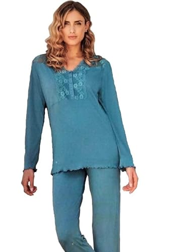 Nottingham Pigiama Donna In Cotone Primaverile Art Pg36776 Colore Foto Misura A Scelta