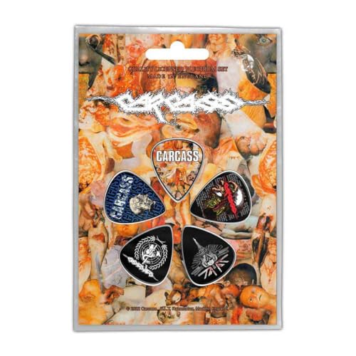 Razamataz Carcass I Reek Of Putrefaction - Set Di Plettri, Multicolore, Taglia Unica