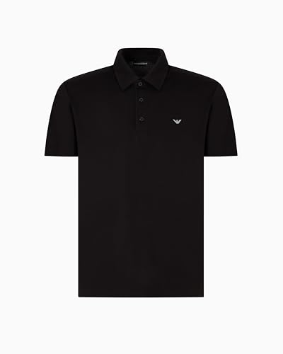 Emporio Armani Essential Polo Beachwear Uomo, Nero 571, M