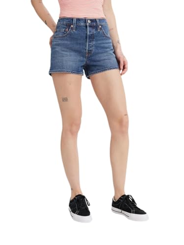 Levi'S 501 Original Short Pantaloncini, Broken Midnight No D, 29W Donna