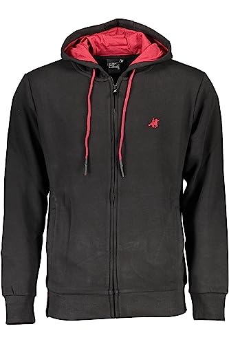 U.S. Grand Polo Black Cotton Sweater