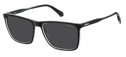 Polaroid Occhiali Da Sole Pld 4180/S Black/Grey Polarized 58/17/145 Uomo
