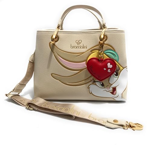 Braccialini Borsa Beth Looney Tunes Lola Bunny Bianca