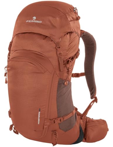 Ferino Finisterre 30 75746 Qrr Colore Rosso Zaino 30L Comodo, Ergonomico E Capiente Ideale Per Trekking, Escursioni E Viaggi. 30