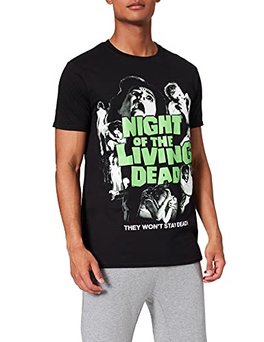 Plastic Head Night Of The Living Dead, Maglietta Da Uomo, Nero/ Black, L
