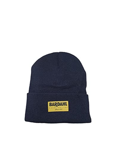Bardahl | Berretto Invernale Blu Premium Line, Berretto Inverno Unisex Con Etichetta Logo Gialla