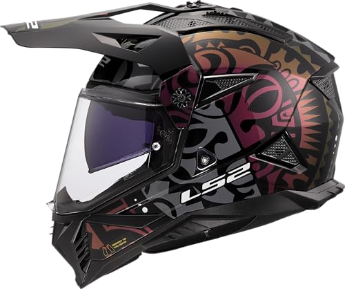 Ls2, Casco Moto Cross Pioneer Ii Rangi Gloss Black, L