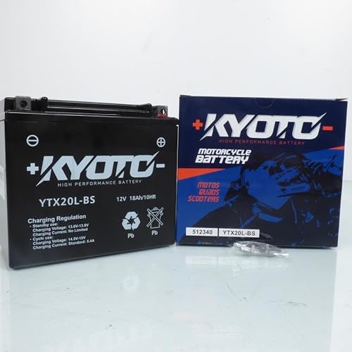 Batteria Kyoto Per Moto Harley Davidson 1340 Fxsts Softail Springer 1990 A 1999 Gtx20L-Bs Sla / 12 V 18 Ah