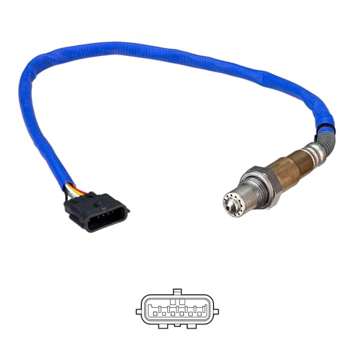 Delphi Sonda Lambda Es21242-12B1 Sonda Lambda A Banda Larga, Riscaldato Davanti Al Catalizzatore, Dietro Al Catalizzatore 370Mm