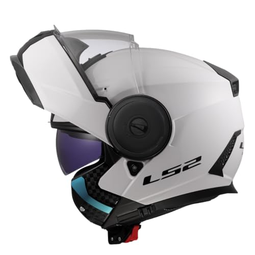 Ls2, Casco Moto Modulare Scope Ii Solid Gloss White, Xxl
