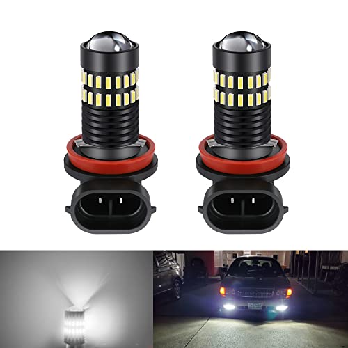 Lampadina H11 Led Fendinebbia 6000K Xenon Bianco Dc 12V Led H11 H8 H9 Super Luminosa Per Luci Di Marcia Diurna Per Auto Lampadine Alogena Fendinebbia 