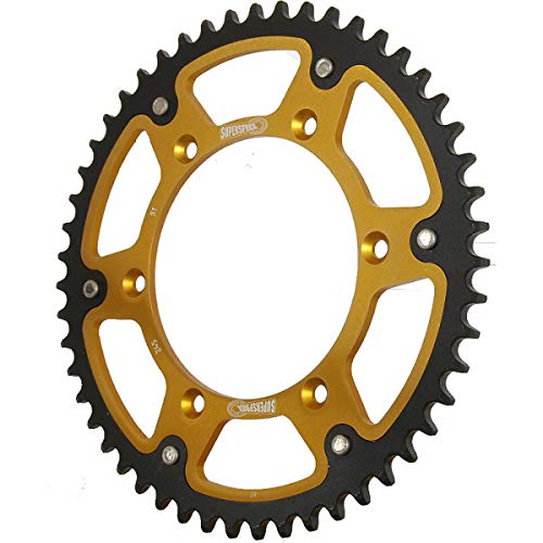 Supersprox - Couronne Moto Stealth Pas 520 - 45 Dents - Couleur Or