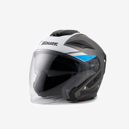 Casco Blauer Jet - Jj01 Titanio Opaco Xl
