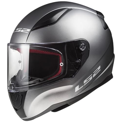 Ls2, Casco Moto Integrale Rapid Ii Solid Matt Titanium, Xxl
